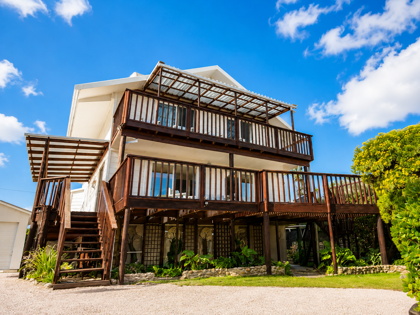 House exterior with decks