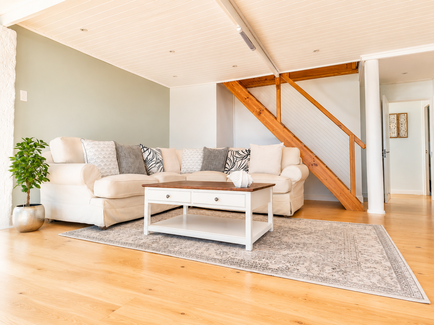 Open plan living room